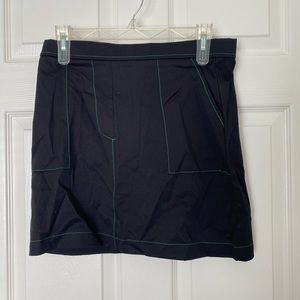 Black 2-piece skirt set (size L). Never warn